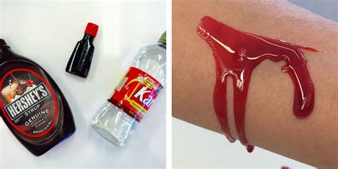 homemade blood makeup